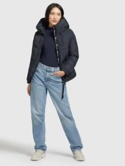 Khujo Winterjassen Winterjas Esila Dames Marine -Khujo Winkel 0055b2d171878bb5c77f743cc40480e9