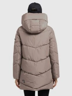 Khujo Winterjassen Winterjas Jordis 4 Dames Taupe -Khujo Winkel 00c7c65e71286a3b67c4b11802e753a9