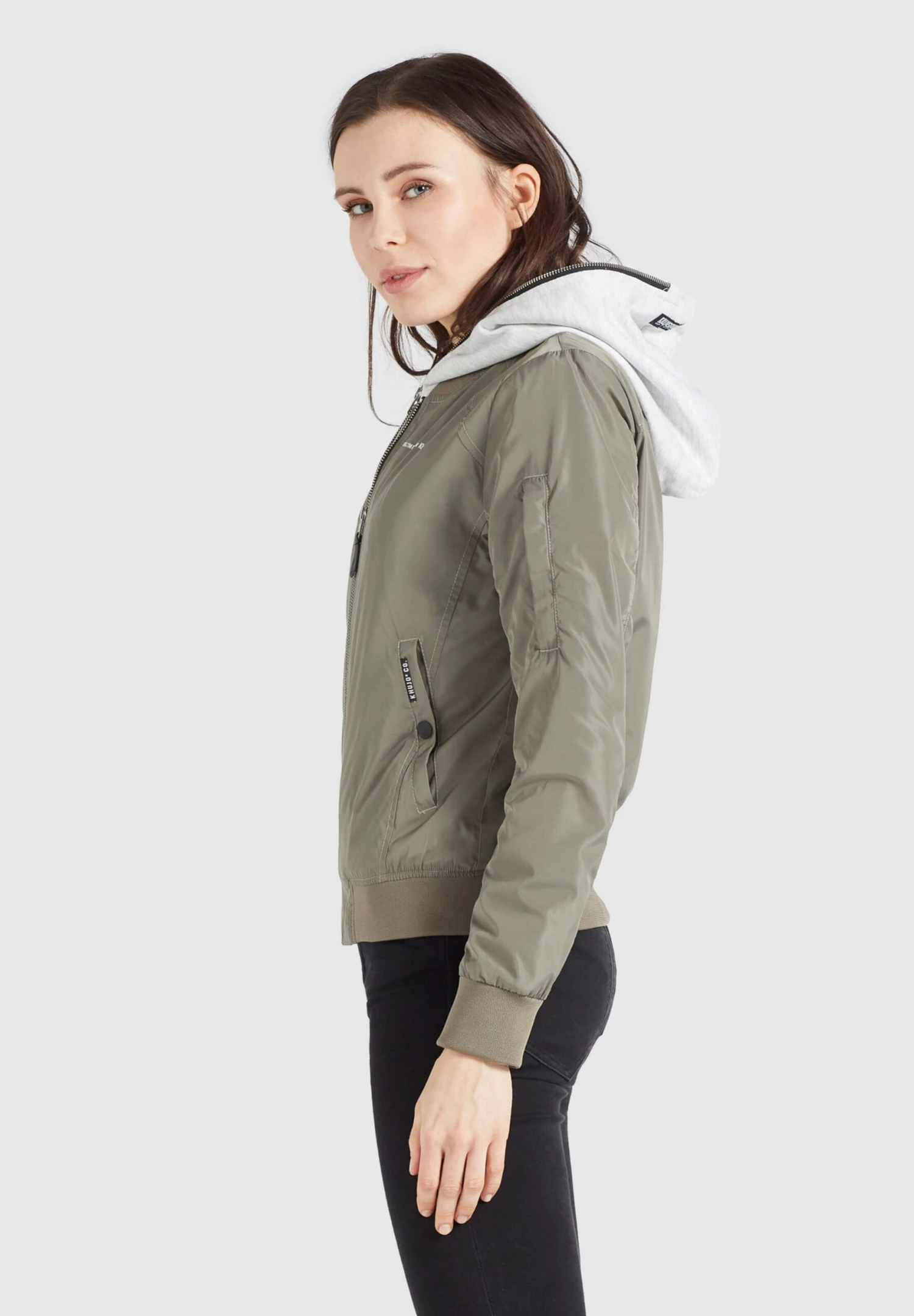 Khujo Winterjassen Winterjas LARIFA Dames Kaki 4 Khujo Winterjassen Winterjas LARIFA Dames Kaki - Afbeelding 4