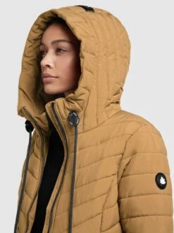 Khujo Winterjassen Winterjas Dames Camel -Khujo Winkel 0306915ecfa954718d596a12bf9faeb3