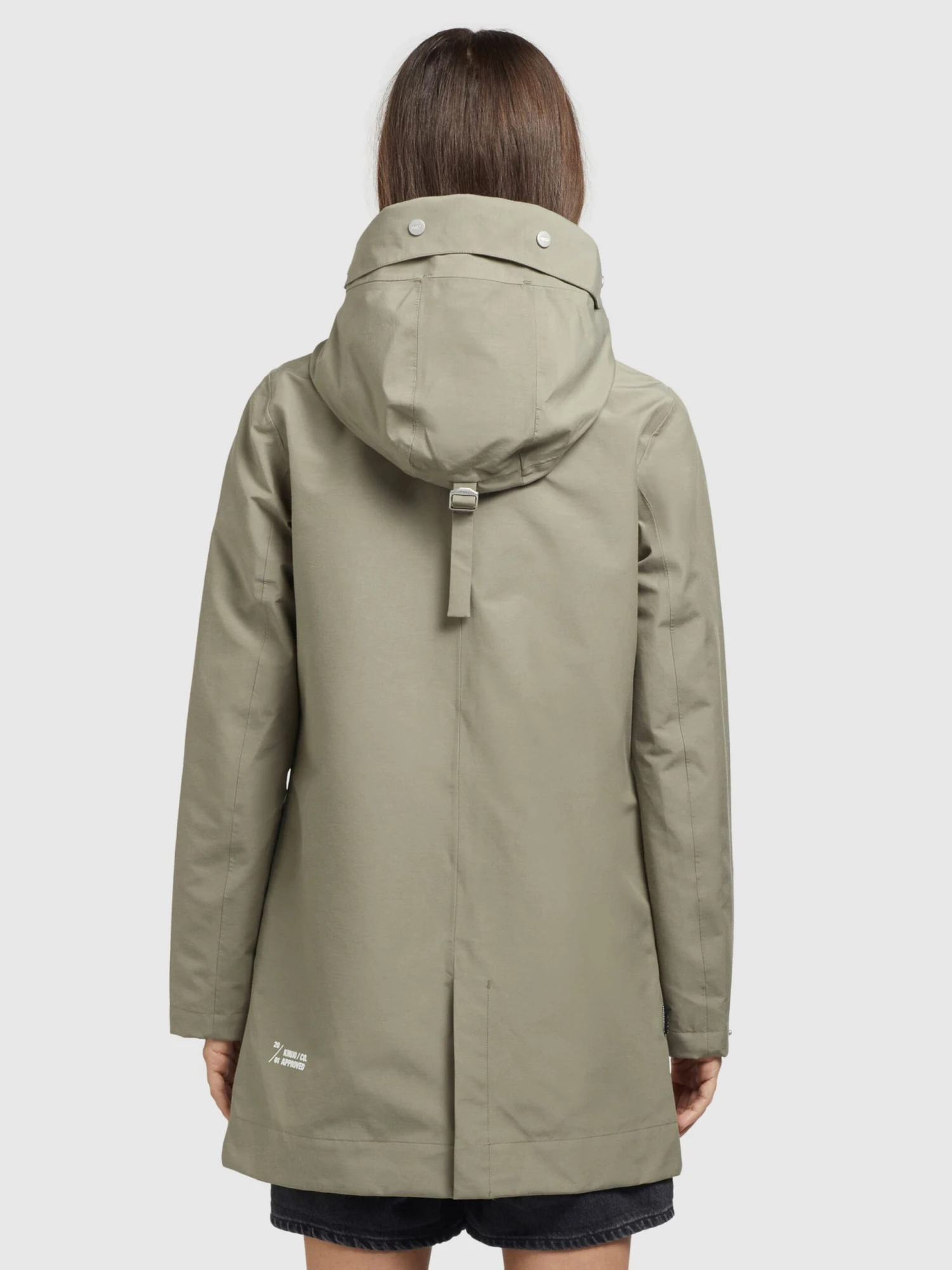 Khujo Tussenmantels Tussenmantel Artisa Dames Grijs / Groen 4 Khujo Tussenmantels Tussenmantel Artisa Dames Grijs / Groen - Afbeelding 4