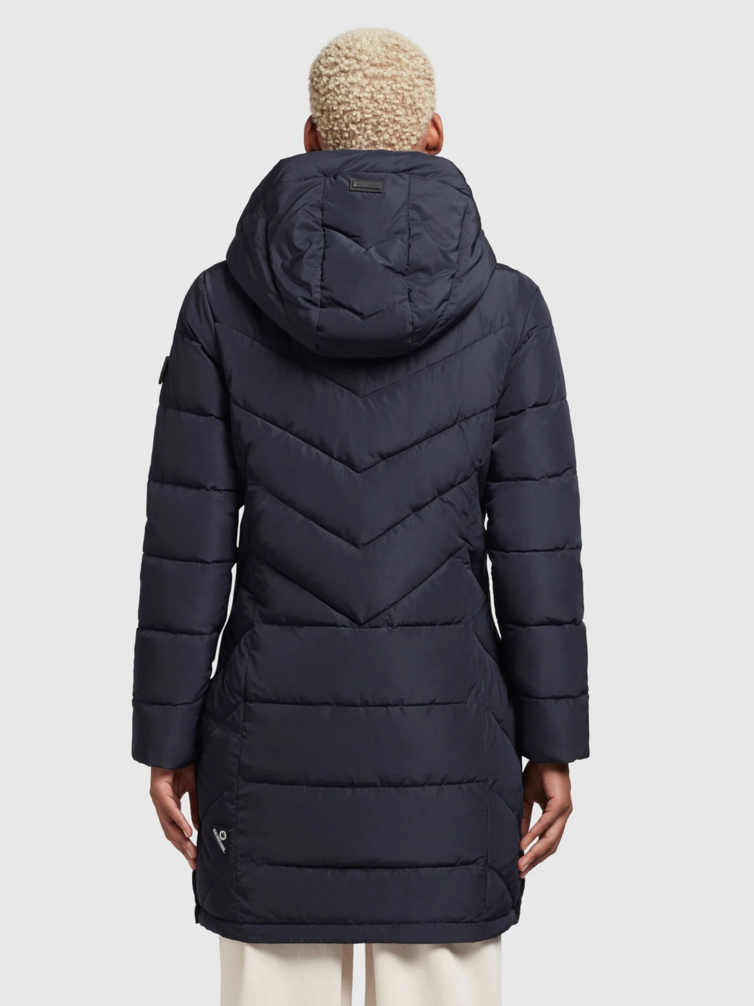 Khujo Korte Mantels Wintermantel Cups Dames Marine 4 Khujo Korte Mantels Wintermantel Cups Dames Marine - Afbeelding 4