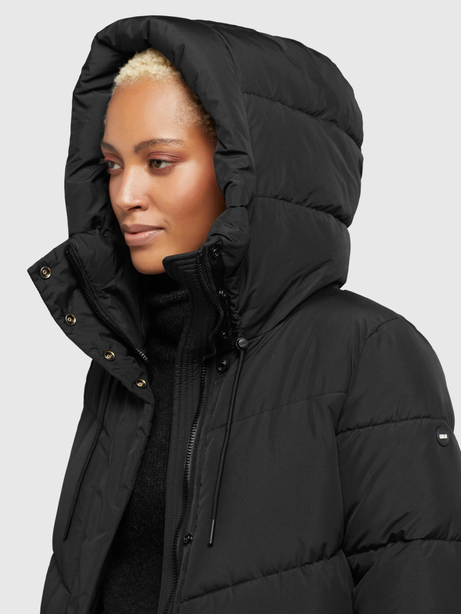 Khujo Wintermantels Wintermantel Shimanta 2 Dames Zwart 7 Khujo Wintermantels Wintermantel Shimanta 2 Dames Zwart - Afbeelding 7