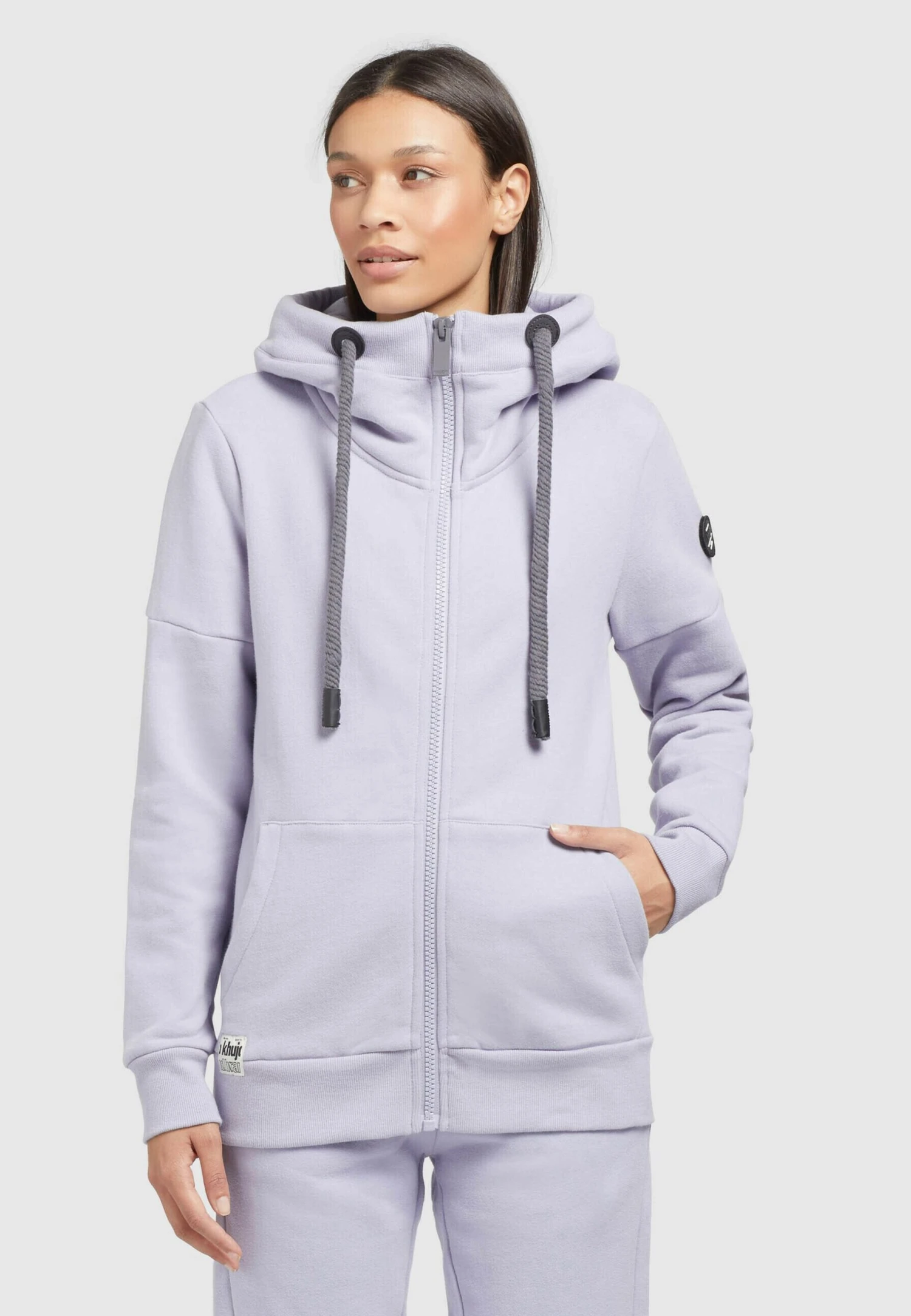 Khujo Salomea - Sweater Met Rits - Flieder 3 Khujo Salomea - Sweater Met Rits - Flieder - Afbeelding 3