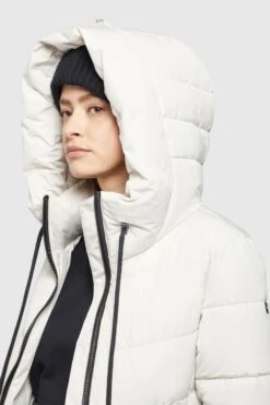 Khujo Tussenmantels Tussenmantel Klayd Dames Offwhite -Khujo Winkel 05f1133aec7c8fa2e24deaf9f7384eb1