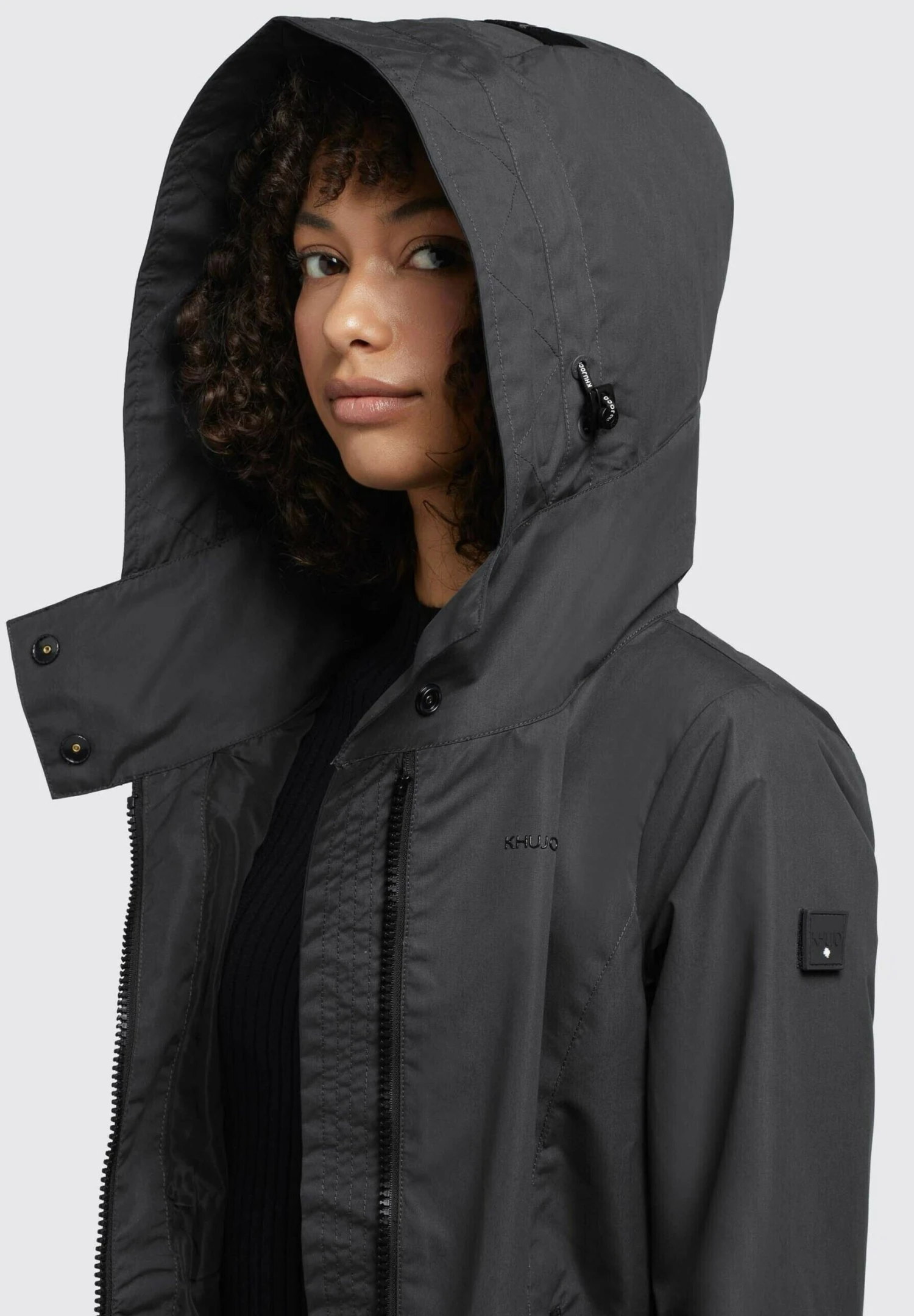 Khujo Junea - Parka - Schwarz 6 Khujo Junea - Parka - Schwarz - Afbeelding 6