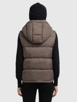 Khujo Bodywarmers Bodywarmer Eden Dames Mokka -Khujo Winkel 0657f5bd5b2fda90f770de5d2f5ae068