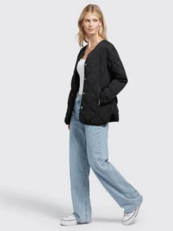 Khujo Tussenjassen Tussenjas Yuna Dames Zwart -Khujo Winkel 06612cf063dbe7646581081477f9eae3