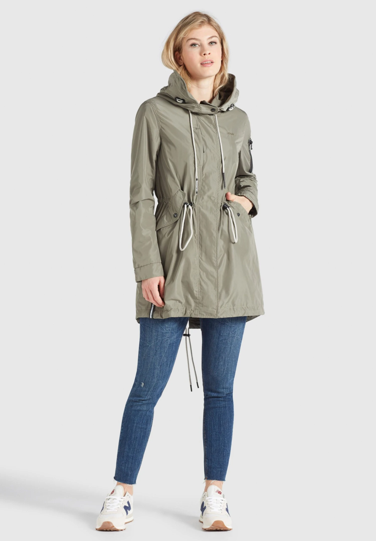 Khujo Parkas Tussenparka CATHARINA Dames Kaki 3 Khujo Parkas Tussenparka CATHARINA Dames Kaki - Afbeelding 3