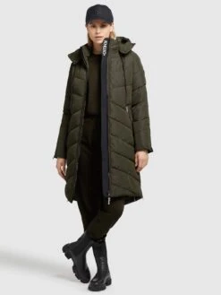 Khujo Wintermantels Wintermantel Huba Dames Donkergroen 10 Khujo Wintermantels Wintermantel Huba Dames Donkergroen -Khujo Winkel 09c4419023d3e0a5a4c134b88459244d