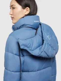 Khujo Wintermantels Wintermantel Julina Dames Blauw -Khujo Winkel 09e29167cabbb1fcd0af084fb1f2e609