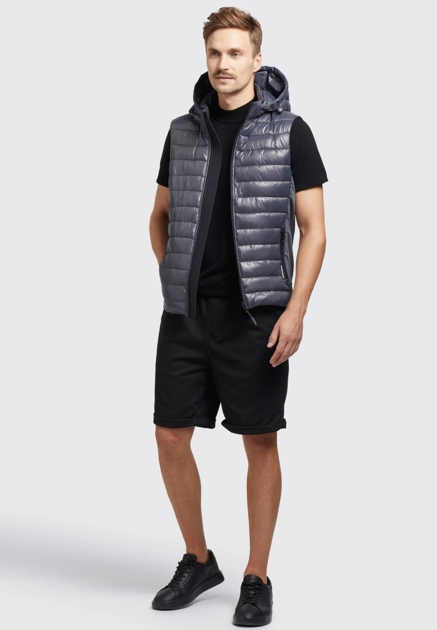 Khujo Wemo Shiny - Bodywarmer - Grau 2 Khujo Wemo Shiny - Bodywarmer - Grau - Afbeelding 2