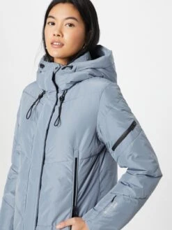 Khujo Wintermantels Wintermantel Sonje Dames Lichtblauw -Khujo Winkel 0f29092dfc4a676cc72446643832c499