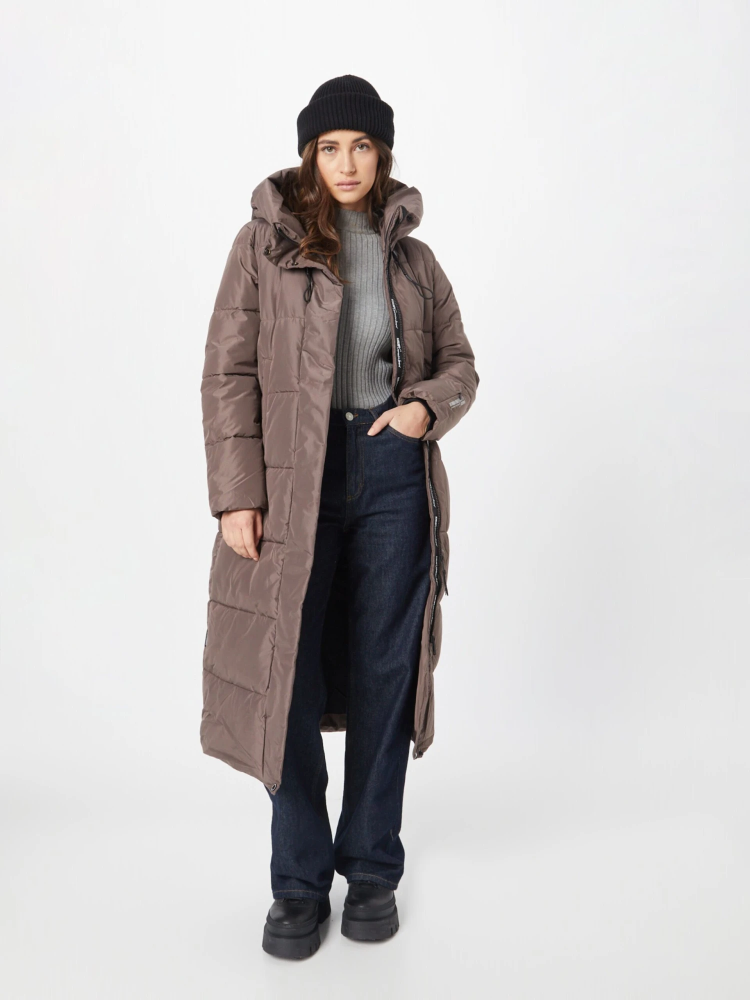 Khujo Tussenmantels Tussenmantel Soulani Dames Taupe 4 Khujo Tussenmantels Tussenmantel Soulani Dames Taupe - Afbeelding 4