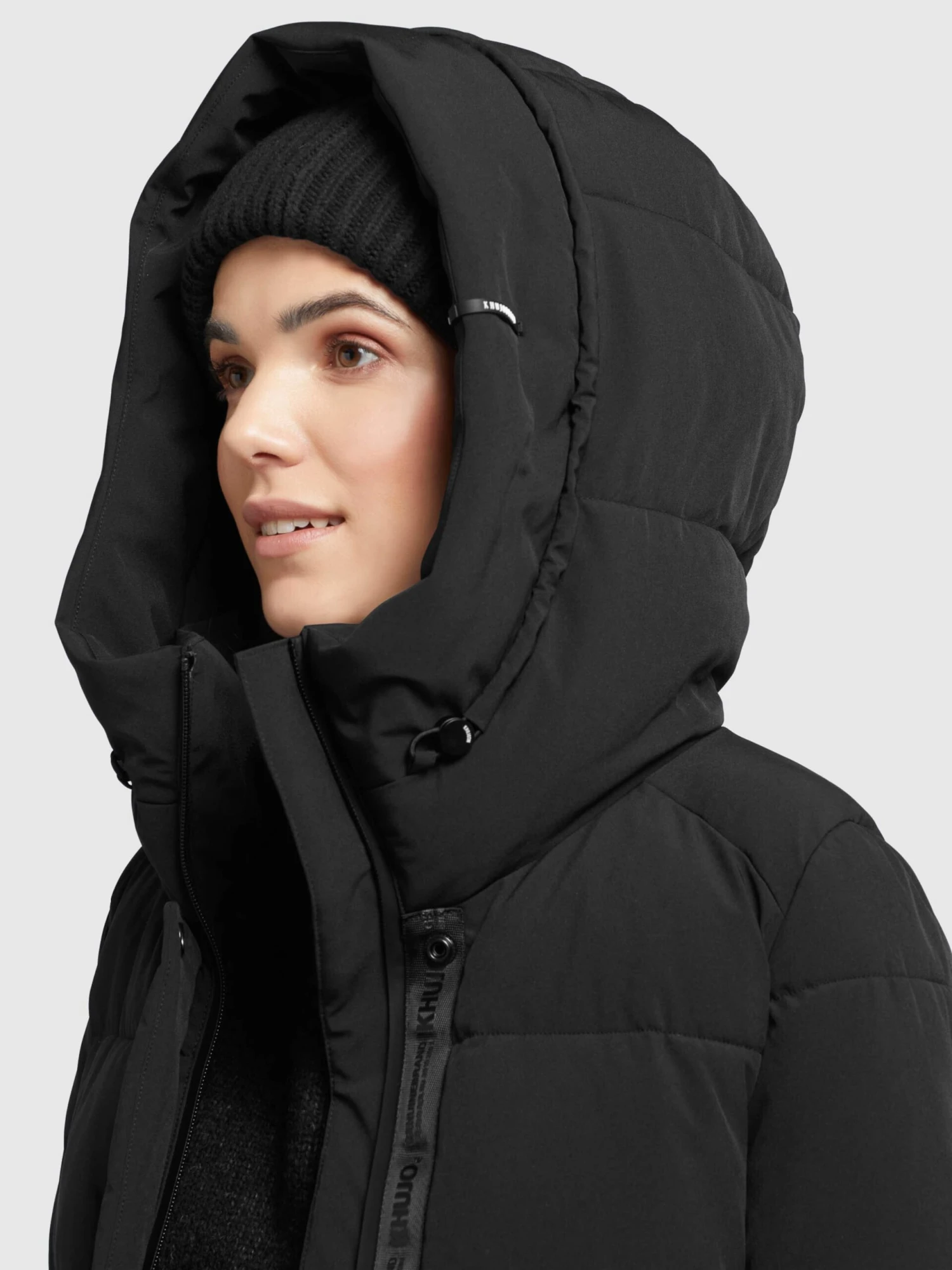 Khujo Korte Mantels Wintermantel Wente Dames Zwart 7 Khujo Korte Mantels Wintermantel Wente Dames Zwart - Afbeelding 7