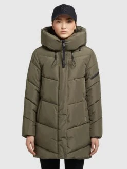 Khujo Winterjassen Winterjas Jordis Dames Kaki -Khujo Winkel 1165c09a65bba082900612937b81acab