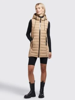 Khujo Bodywarmers Bodywarmer Becca Dames Sand -Khujo Winkel 11a780aca052855a1207005450a08a1c
