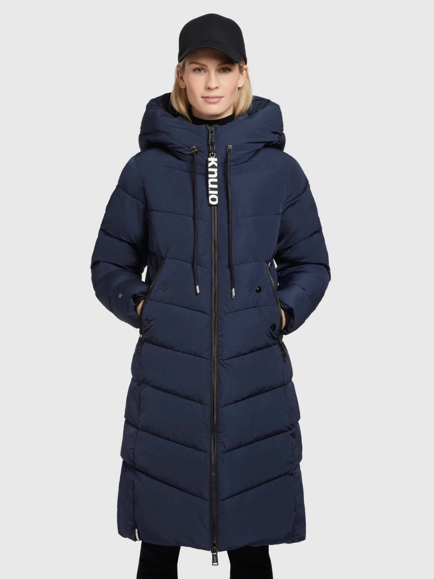 Khujo Tussenmantels Tussenmantel Klayd Dames Donkerblauw 2 Khujo Tussenmantels Tussenmantel Klayd Dames Donkerblauw - Afbeelding 2