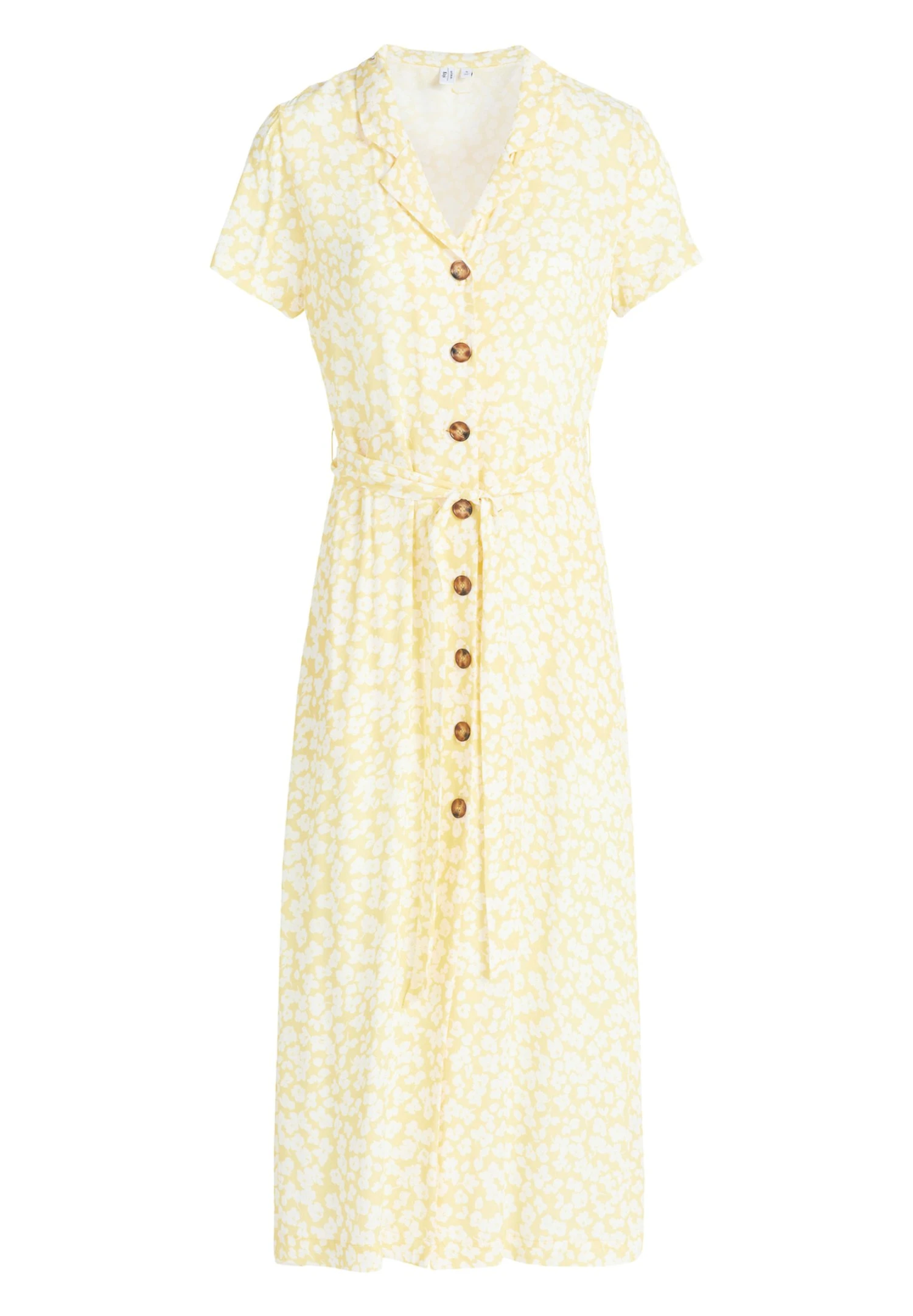 Khujo Goya - Blousejurk - Gelb-Weiß Geblümt 9 Khujo Goya - Blousejurk - Gelb-Weiß Geblümt - Afbeelding 9