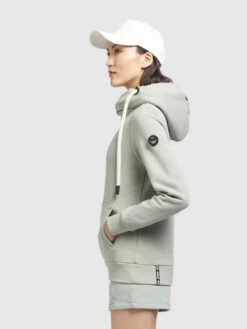 Khujo Hoodies Sweatshirt Rhabea Dames Pastelgroen -Khujo Winkel 13ce425b63545df7f81ae55af747c71e