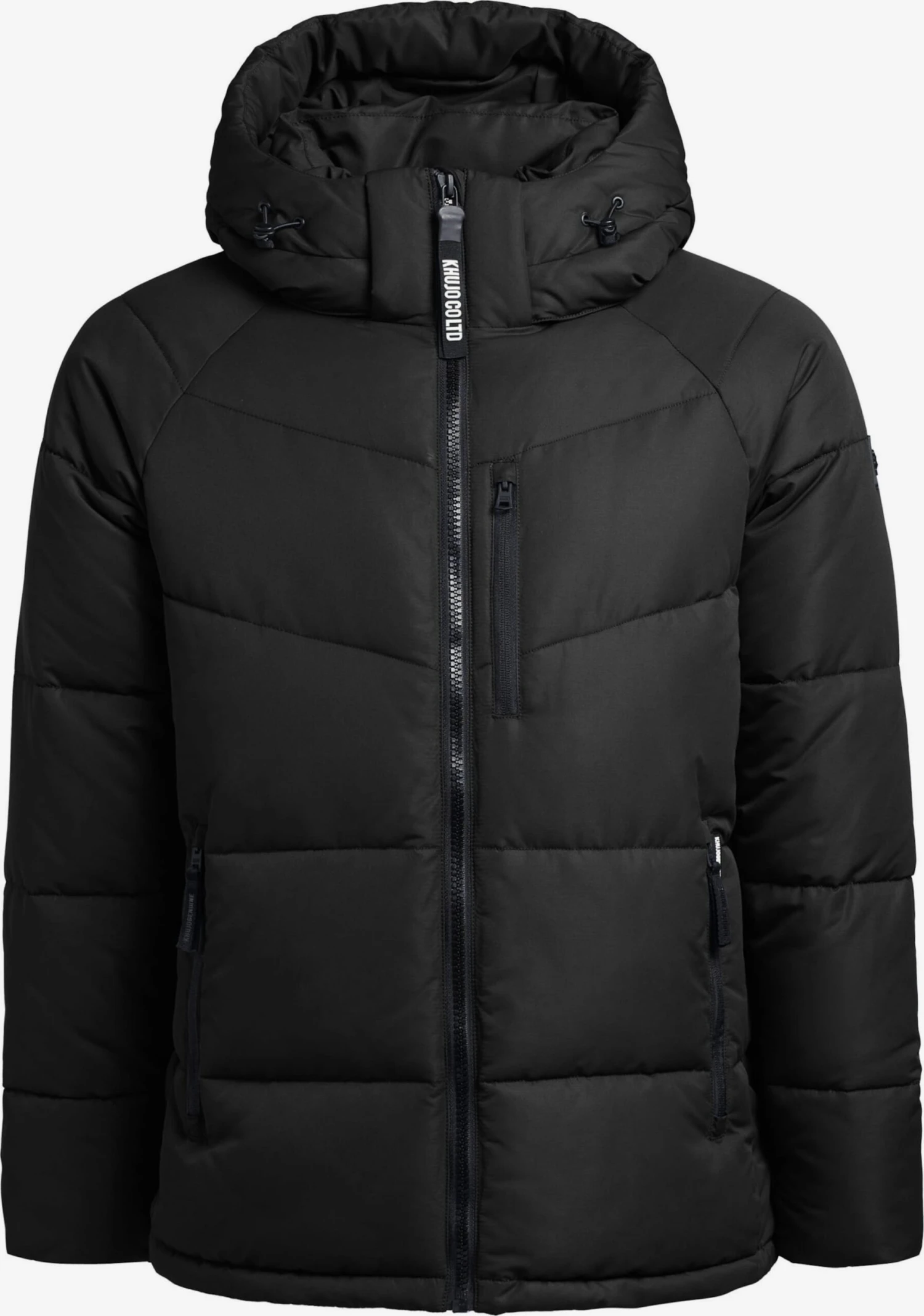 Khujo Winterjassen Winterjas Croon Heren Zwart 1 Khujo Winterjassen Winterjas Croon Heren Zwart