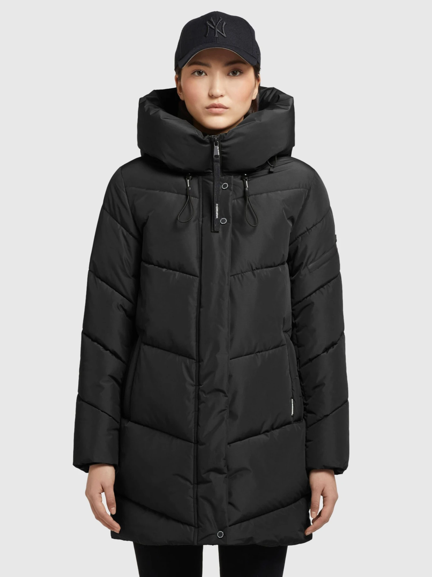 Khujo Winterjassen Winterjas Jordis 4 Dames Zwart 2 Khujo Winterjassen Winterjas Jordis 4 Dames Zwart - Afbeelding 2