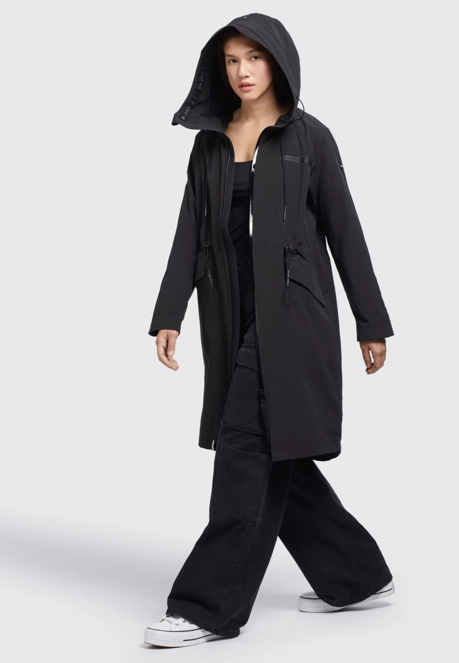 Khujo Marnia - Regenjas - Schwarz 7 Khujo Marnia - Regenjas - Schwarz - Afbeelding 7