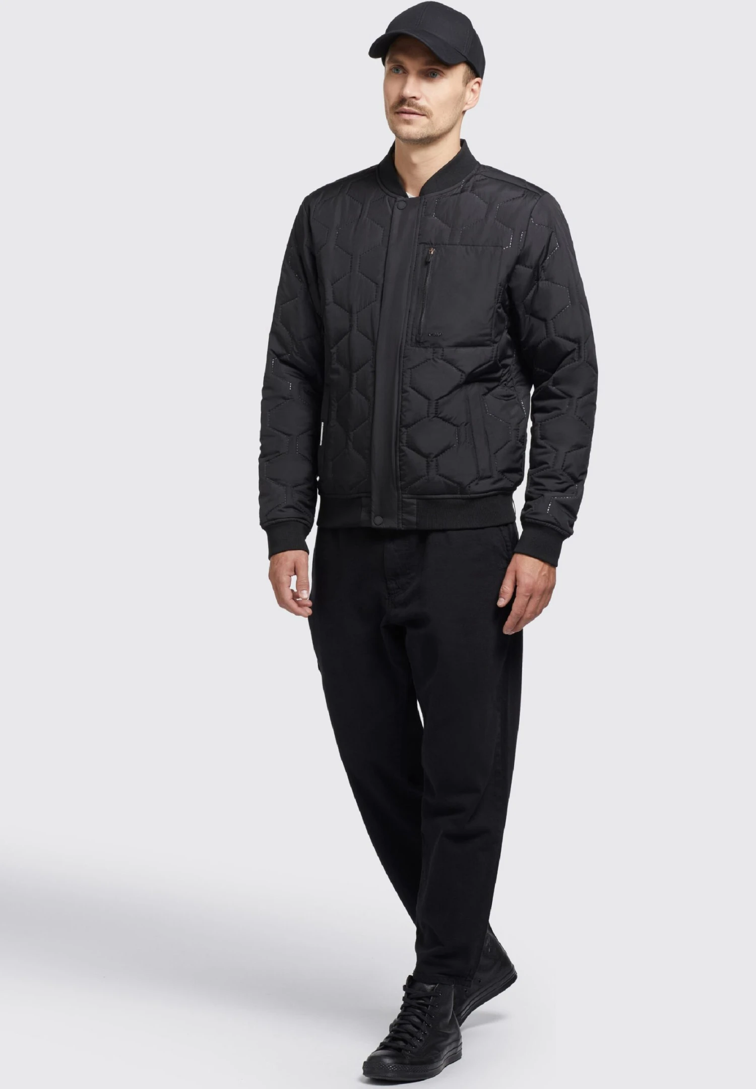 Khujo Carlson - Jas - Schwarz 2 Khujo Carlson - Jas - Schwarz - Afbeelding 2