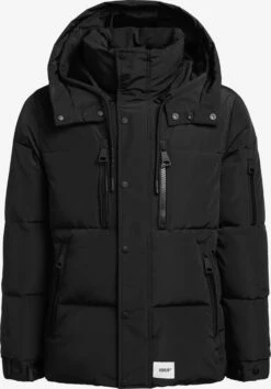 Khujo Winterjassen Winterjas Bizkit Heren Zwart