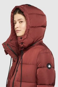 Khujo Wintermantels Wintermantel HAZELLE Dames Roestrood 14 Khujo Wintermantels Wintermantel HAZELLE Dames Roestrood -Khujo Winkel 17fd68fed07b23dc019b15767fadc8eb