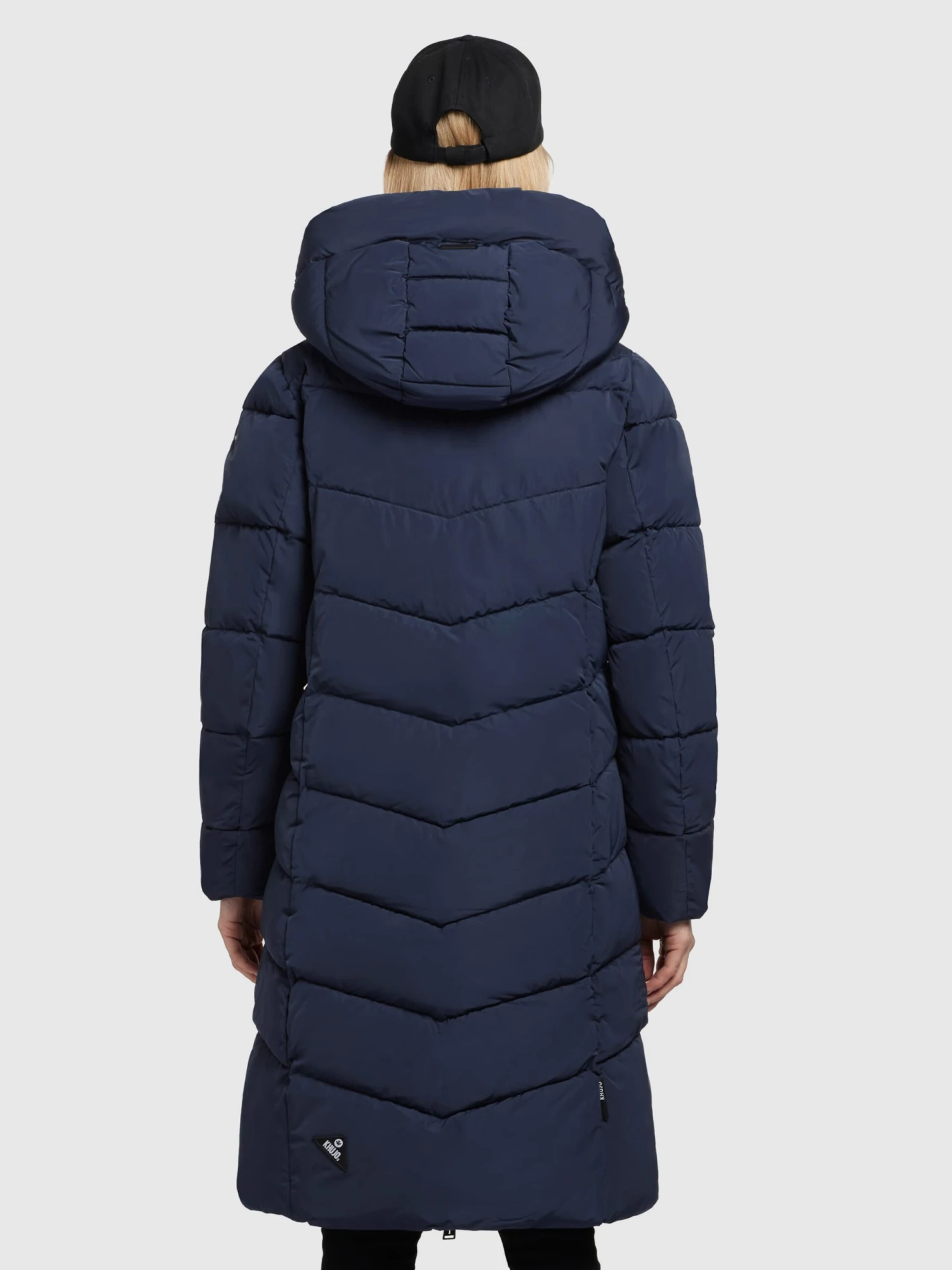 Khujo Tussenmantels Tussenmantel Klayd Dames Donkerblauw 4 Khujo Tussenmantels Tussenmantel Klayd Dames Donkerblauw - Afbeelding 4