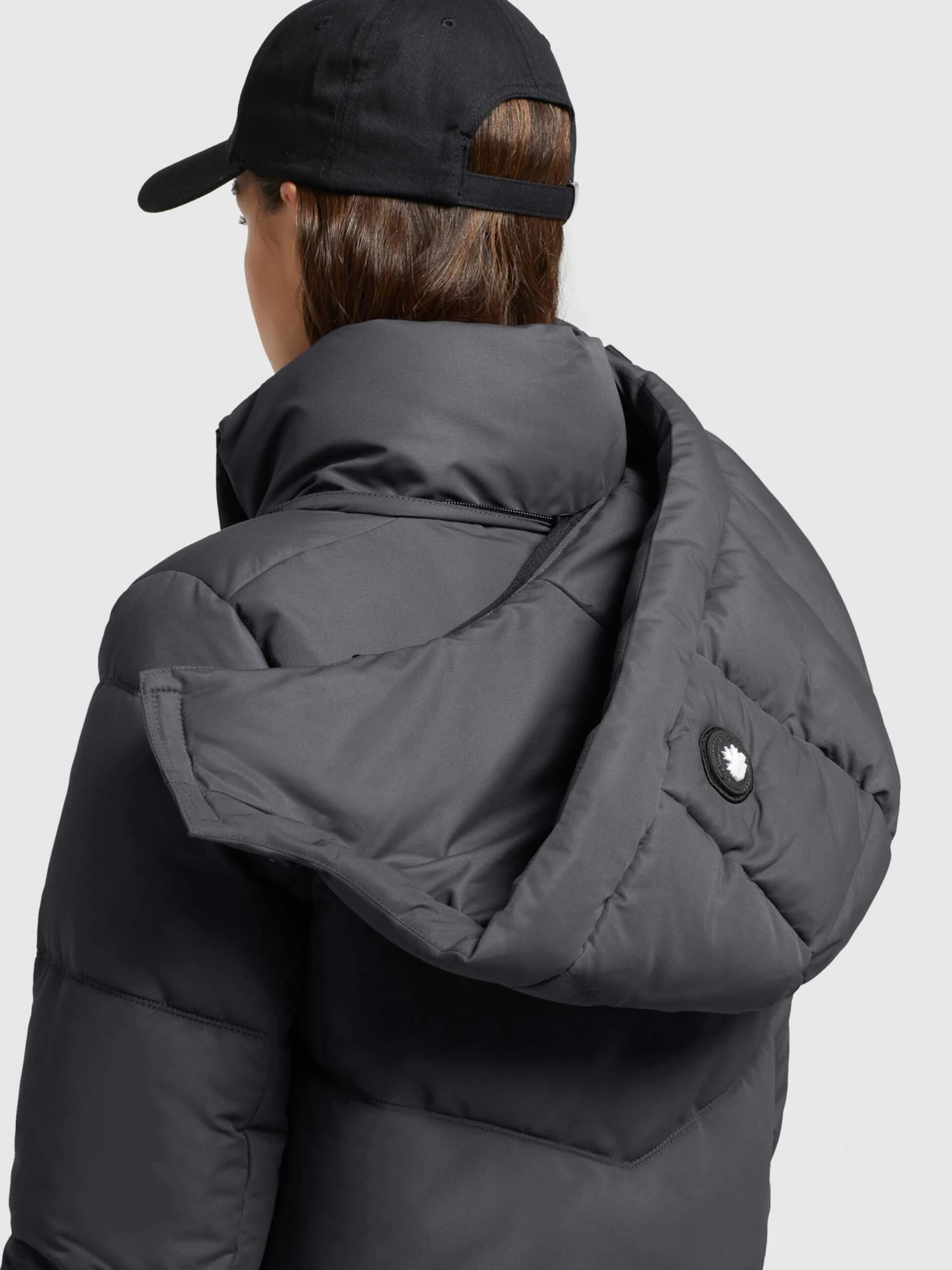 Khujo Wintermantels Wintermantel Limetta Dames Grafiet 8 Khujo Wintermantels Wintermantel Limetta Dames Grafiet - Afbeelding 8