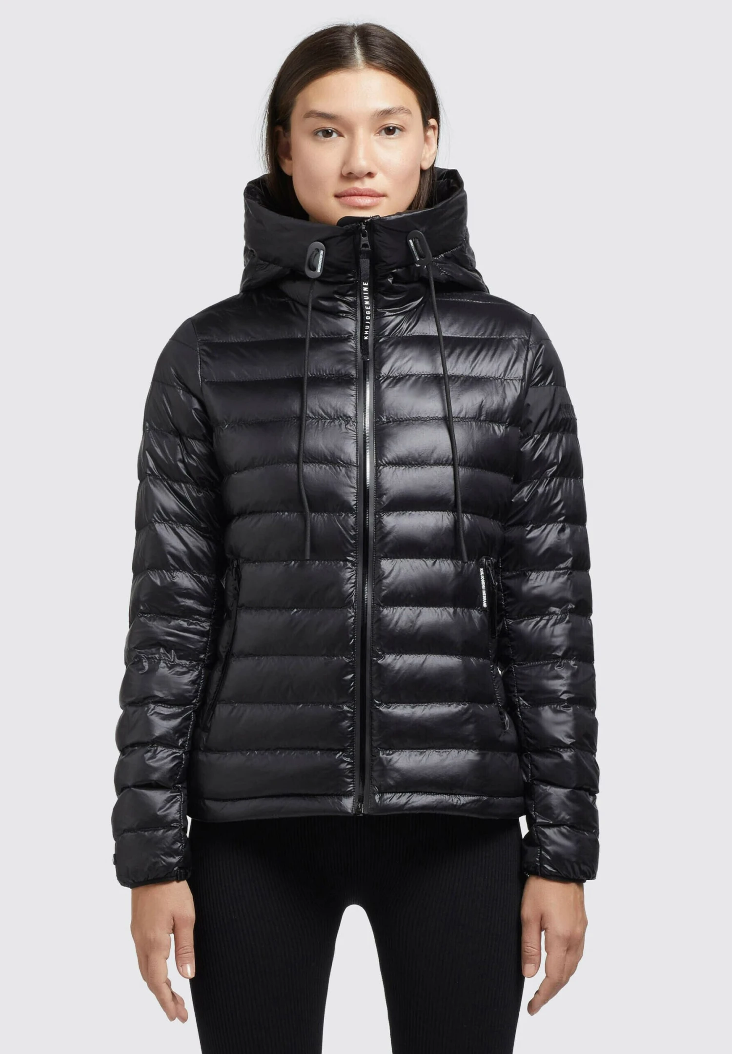 Khujo Lovina4 Shiny - Jas - Schwarz 1 Khujo Lovina4 Shiny - Jas - Schwarz