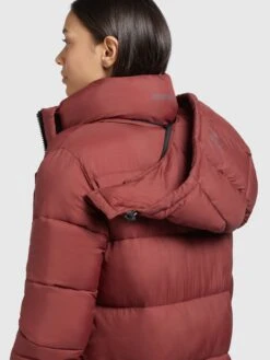 Khujo Wintermantels Wintermantel Corinna Dames Roestrood -Khujo Winkel 1b87d5eee51c24ad9f3c22c6a018e324