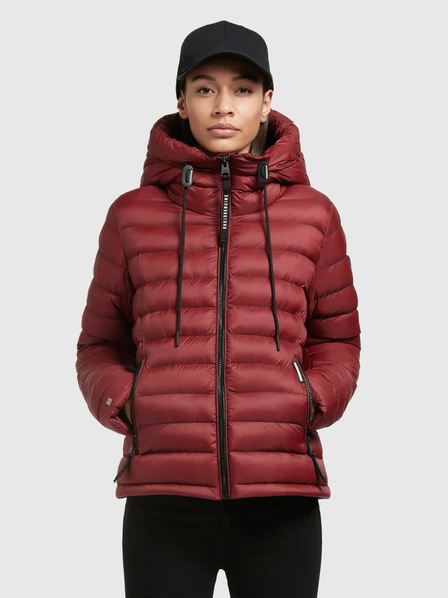 Khujo Winterjassen Winterjas Lona Shine Dames Roestrood 2 Khujo Winterjassen Winterjas Lona Shine Dames Roestrood - Afbeelding 2