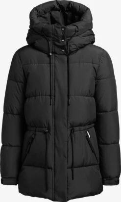 Khujo Winterjassen Winterjas Leviani Dames Zwart