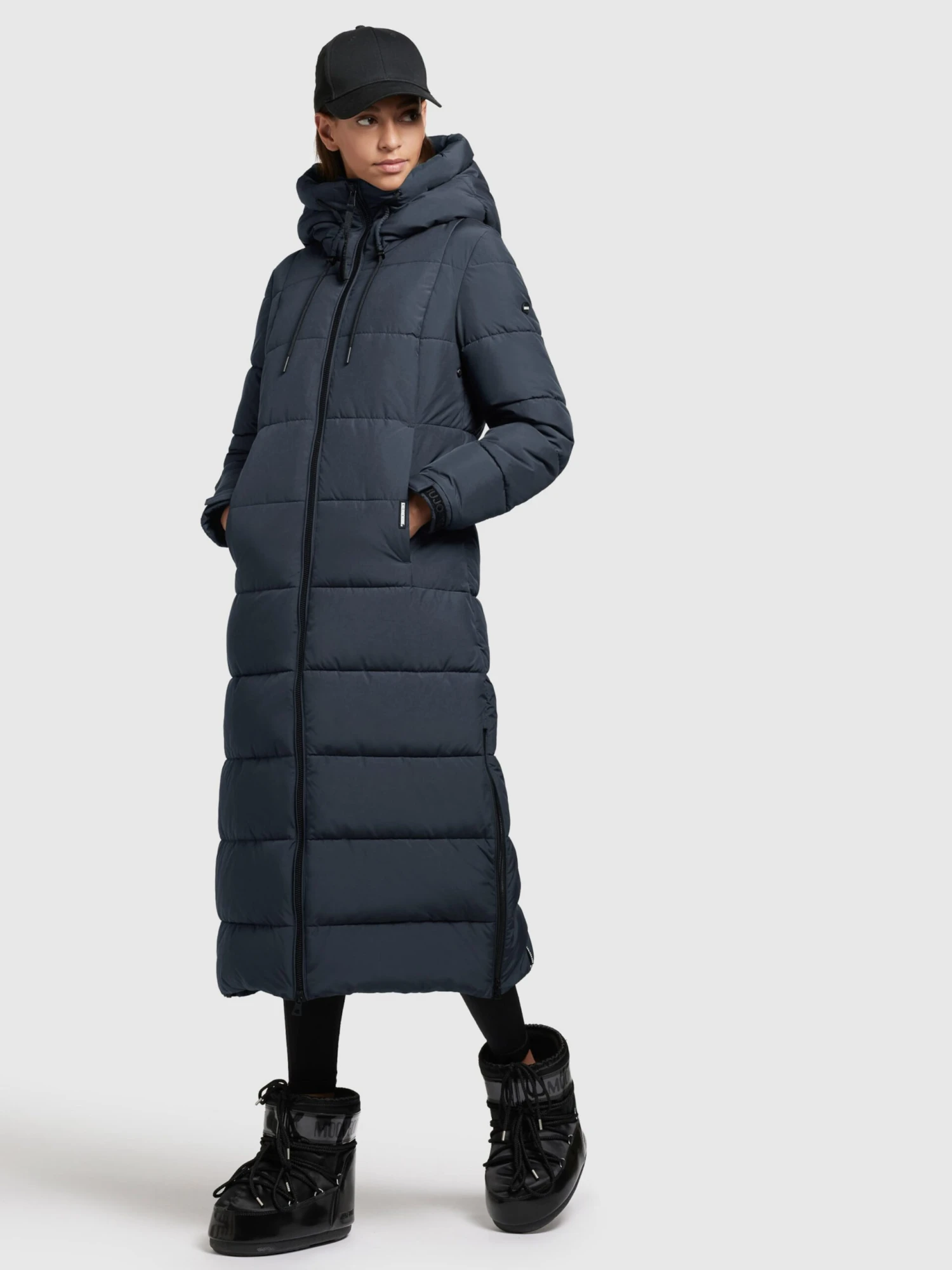 Khujo Wintermantels Wintermantel Deria Dames Donkerblauw 3 Khujo Wintermantels Wintermantel Deria Dames Donkerblauw - Afbeelding 3