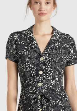 Khujo Blousejurken Blousejurk Goya Dames Zwart -Khujo Winkel 1bf4bfbc7eef56d1c897da72f199562d