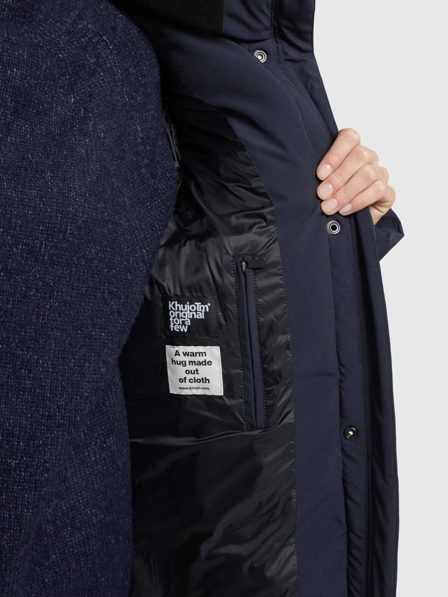 Khujo Korte Mantels Wintermantel Wente Dames Donkerblauw 8 Khujo Korte Mantels Wintermantel Wente Dames Donkerblauw - Afbeelding 8