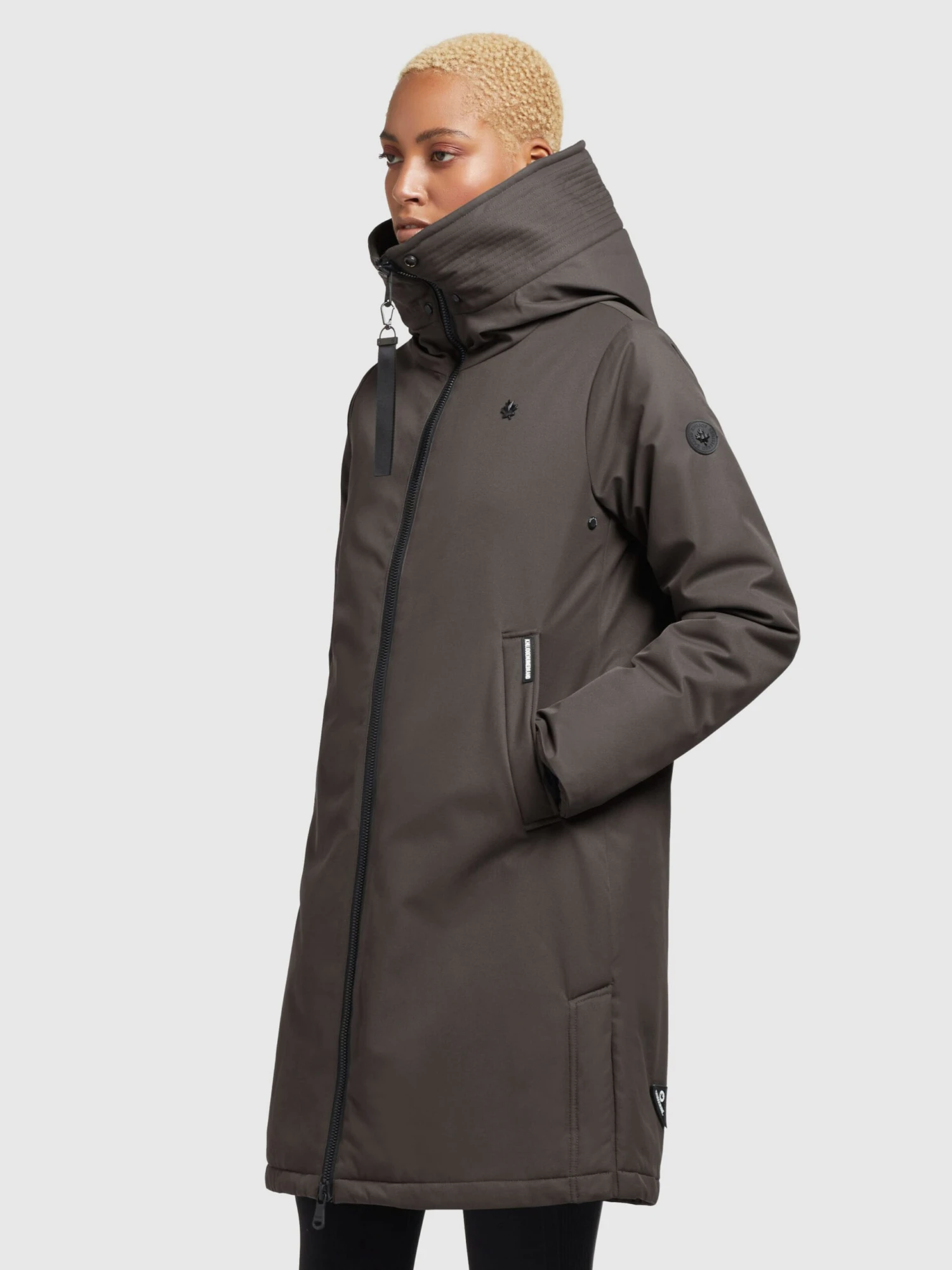 Khujo Tussenmantels Tussenmantel LISAD Dames Donkergrijs 4 Khujo Tussenmantels Tussenmantel LISAD Dames Donkergrijs - Afbeelding 4