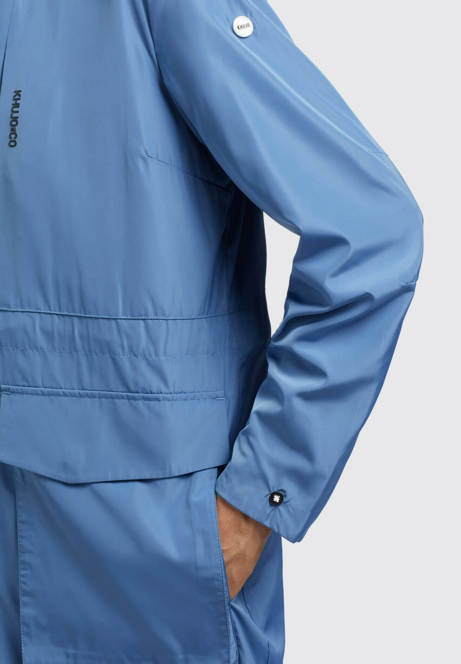 Khujo Mantel Ging - Halflange Jas - Blau 5 Khujo Mantel Ging - Halflange Jas - Blau - Afbeelding 5