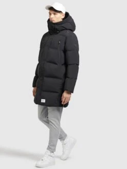 Khujo Winterjassen Winterjas Clide Heren Zwart -Khujo Winkel 1ffb745f1f03a86766e9a18632102f2b