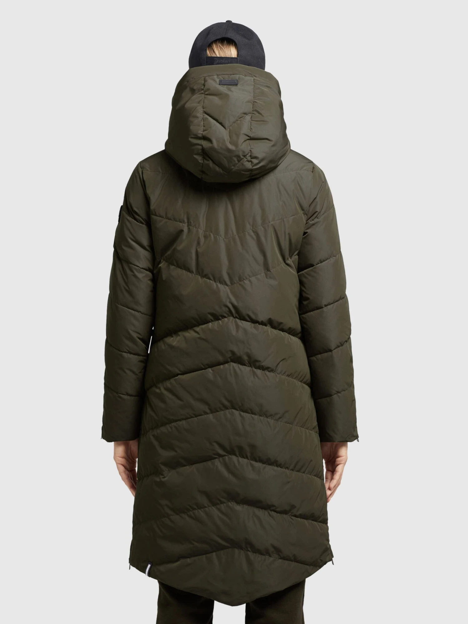 Khujo Wintermantels Wintermantel Huba Dames Donkergroen 4 Khujo Wintermantels Wintermantel Huba Dames Donkergroen - Afbeelding 4