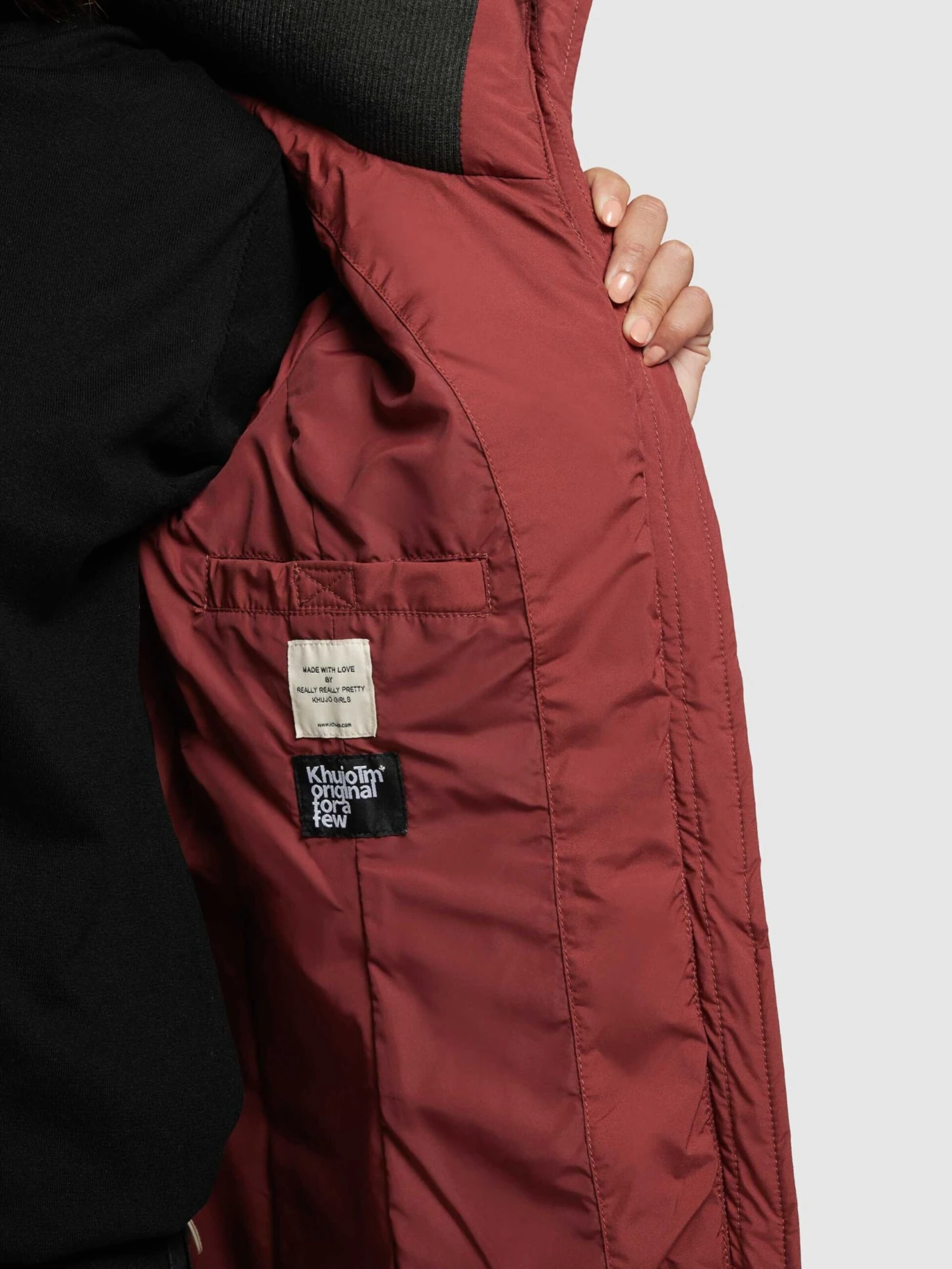 Khujo Winterjassen Winterjas Tweety Dames Roestrood 8 Khujo Winterjassen Winterjas Tweety Dames Roestrood - Afbeelding 8