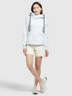 Khujo Hoodies Sweatshirt Rhabea Dames Lichtblauw -Khujo Winkel 21900f08daf9c6f4f60f09ce63798364