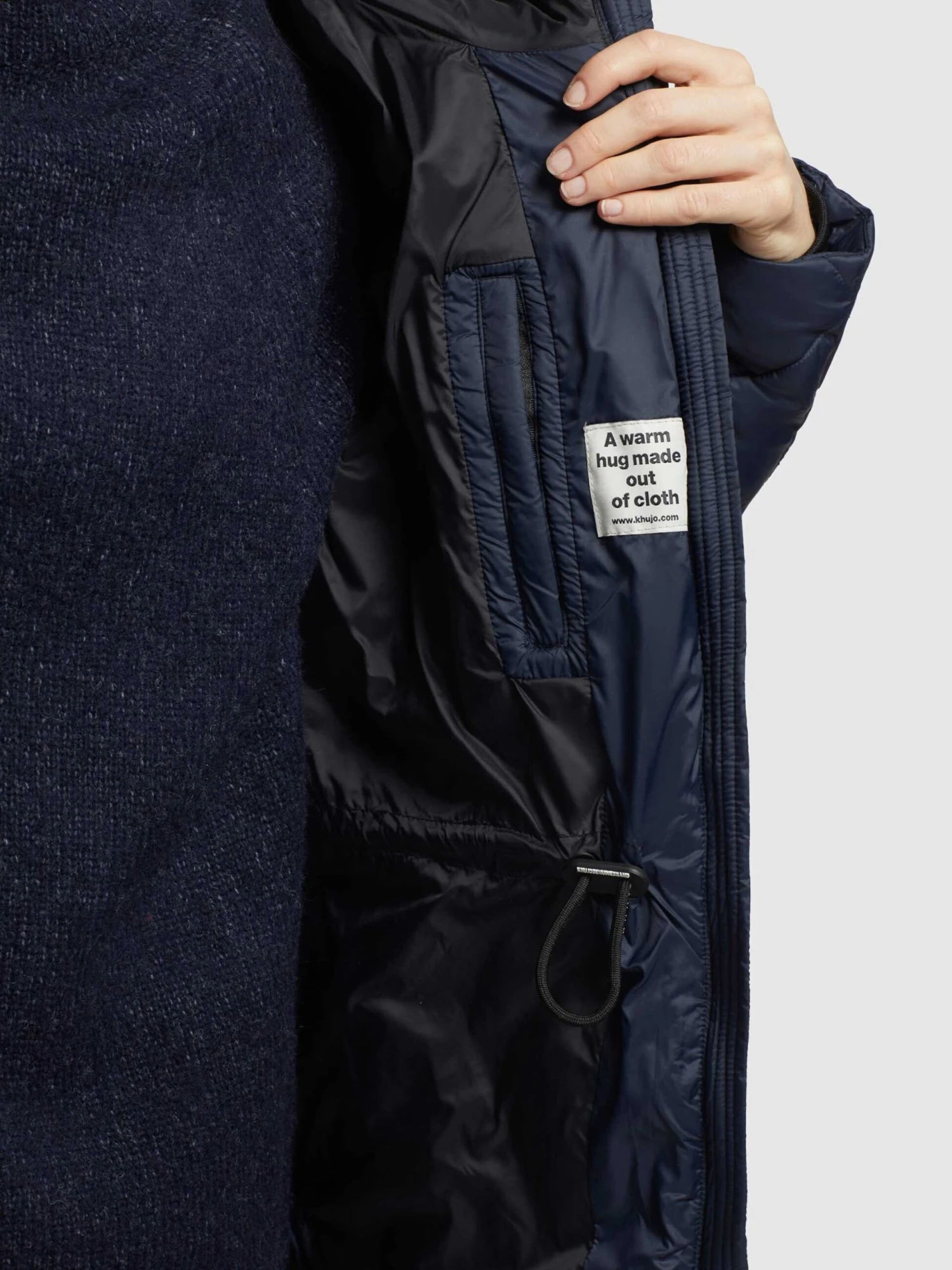 Khujo Wintermantels Wintermantel LENNJA Dames Marine 8 Khujo Wintermantels Wintermantel LENNJA Dames Marine - Afbeelding 8