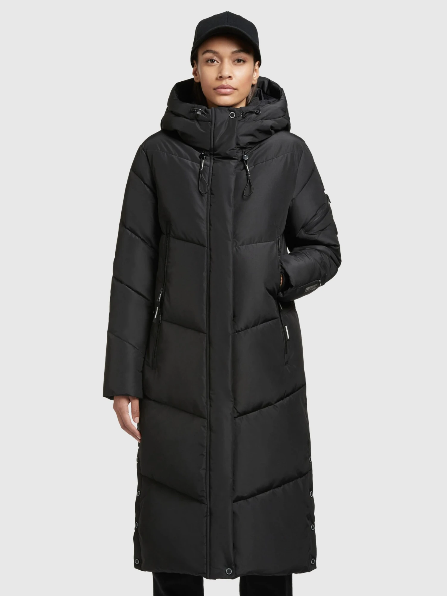 Khujo Tussenmantels Tussenmantel Sonje3 Dames Zwart 2 Khujo Tussenmantels Tussenmantel Sonje3 Dames Zwart - Afbeelding 2