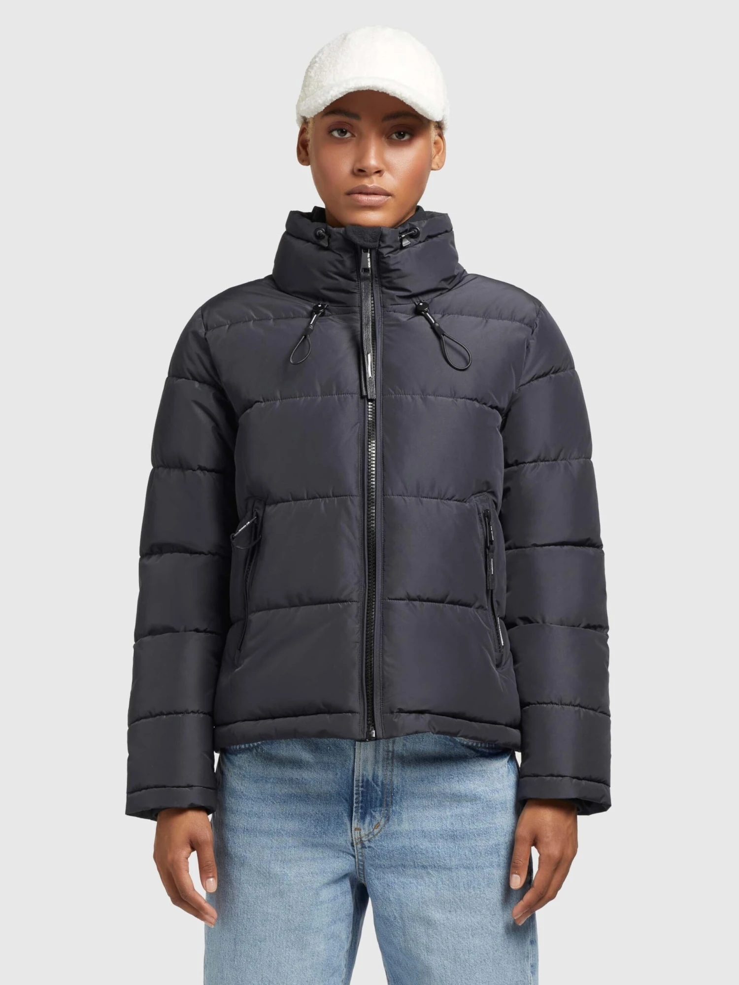 Khujo Winterjassen Winterjas Tuba 3 Dames Smoky Blue 4 Khujo Winterjassen Winterjas Tuba 3 Dames Smoky Blue - Afbeelding 4