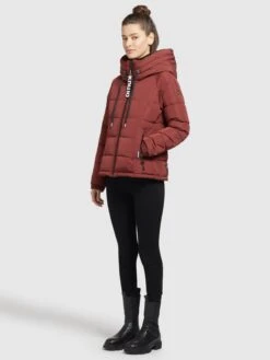 Khujo Winterjassen Winterjas Joilee Dames Pastelrood -Khujo Winkel 26c85b02a9566f0349d0a1b762f33f40