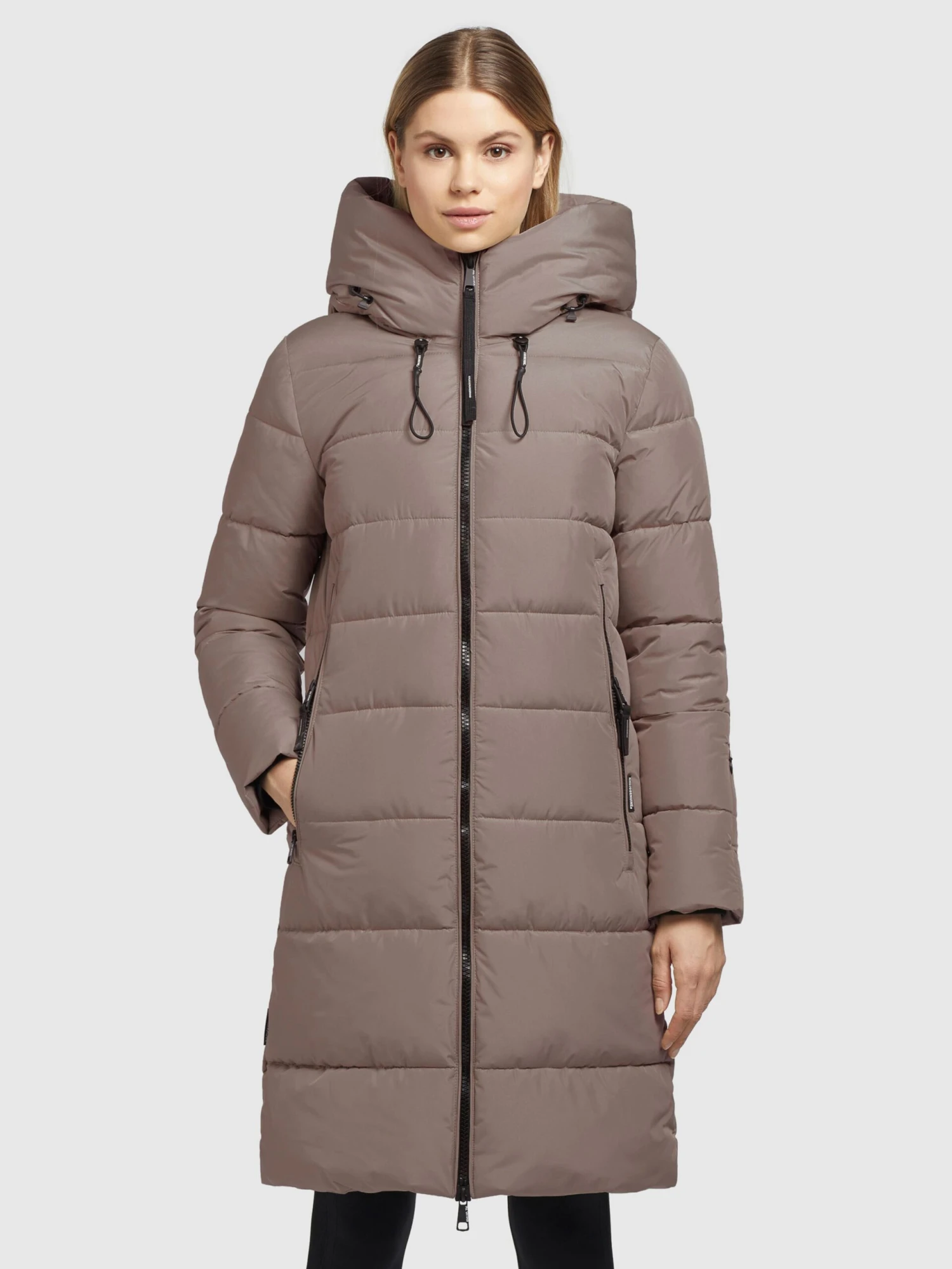 Khujo Wintermantels Wintermantel Jilias 3 Dames Bruin 2 Khujo Wintermantels Wintermantel Jilias 3 Dames Bruin - Afbeelding 2